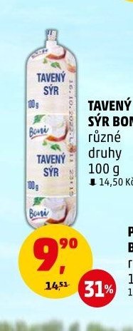 TAVENÝ SÝR BONI různé druhy 100 g