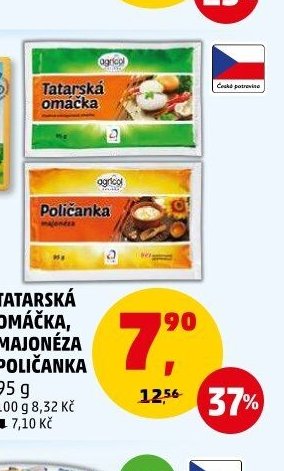 TATARSKÁ OMÁČKA, MAJONÉZA POLIČANKA 95 g