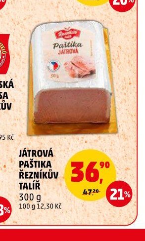 JÁTROVÁ PAŠTIKA ŘEZNÍKŮV TALÍŘ 300 g