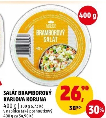 Bramborový salát Karlova Koruna