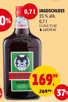 Bylinný likér Jagdschloss