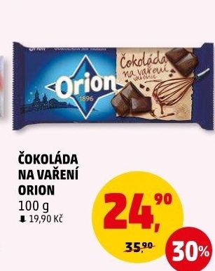 Čokoláda na vaření Orion