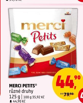 Čokoládové bonbony Petits Merci