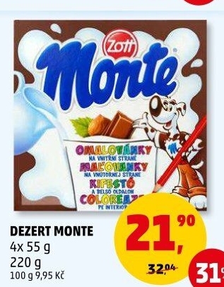 Dezert Monte Zott