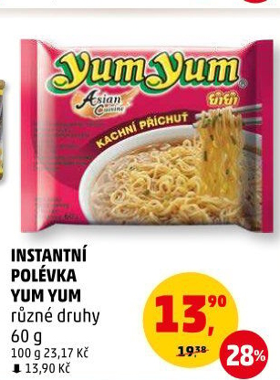 Instantní polévka YumYum
