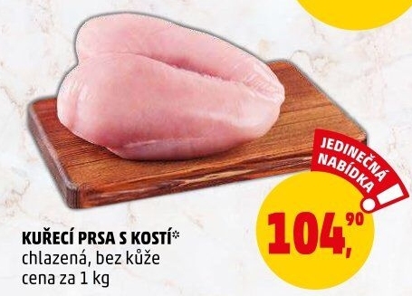 Kuřecí prsa s kostí