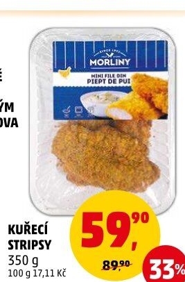 Kuřecí stripsy Morliny
