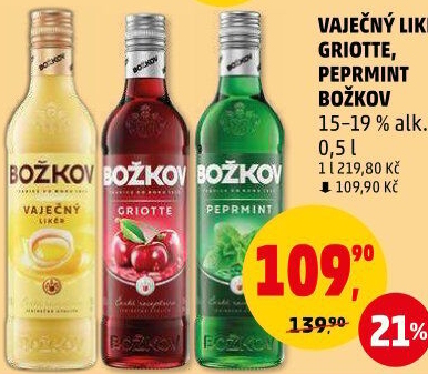 Likér vaječný Božkov