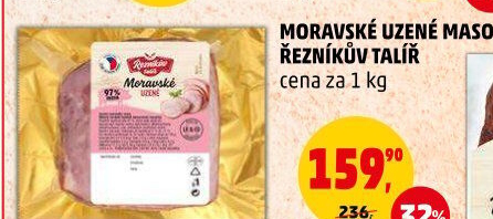 Moravské maso uzené Řezníkův talíř