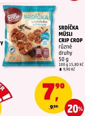 Müsli srdíčka Crip Crop