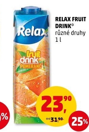 Nápoj Fruit drink Relax