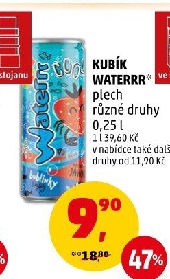 Nápoj Waterr cool Kubík