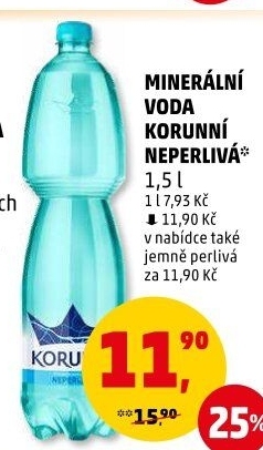 Přírodní voda Korunní