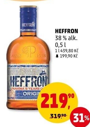 Rum Original 5YO Heffron Panama