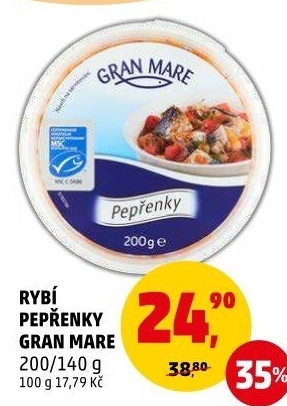 Rybí pepřenky Gran Mare