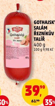 Salám Gothaj Řezníkův talíř