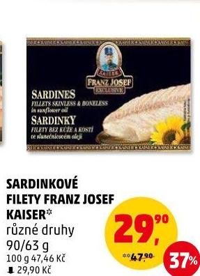 Sardinky filety Exclusive Franz Josef Kaiser
