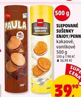 Sušenky slepované Enjoy