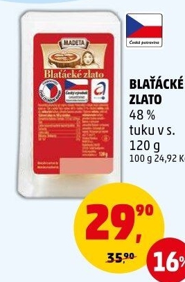 Sýr Blaťácké zlato Madeta