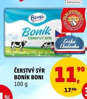 Sýr čerstvý Boník Boni