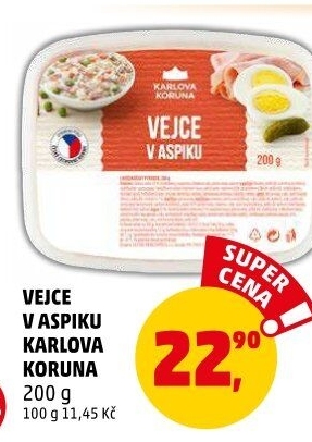 Vejce v aspiku Karlova Koruna