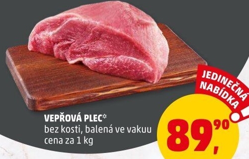 Vepřová plec bez kosti