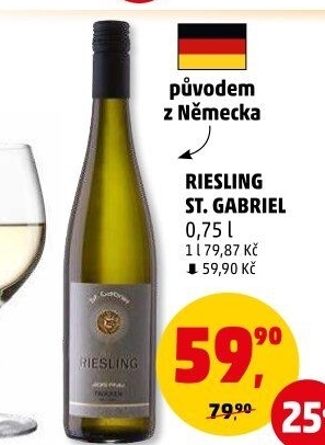 Víno Riesling St. Gabriel