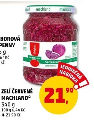 Zelí červené sterilované Machland