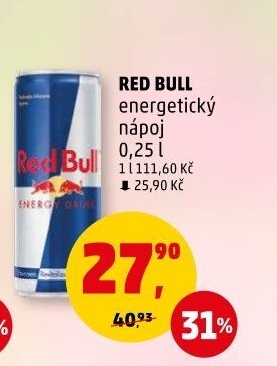 Energetický nápoj Red Bull