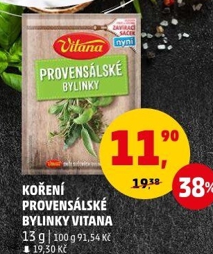 Koření Provensálské bylinky Vitana