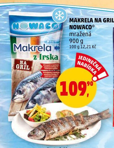 Makrela na gril mražená Nowaco