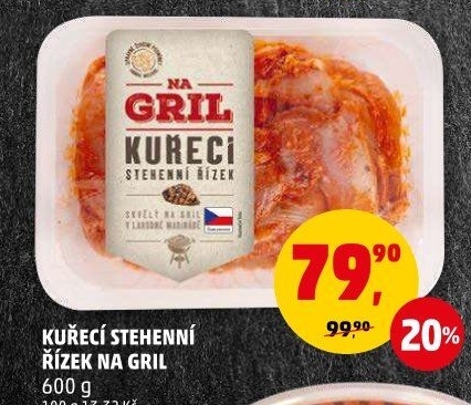 Marinovaný kuřecí stehenní řízek Na gril Penny