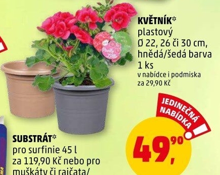 Plastový květináč