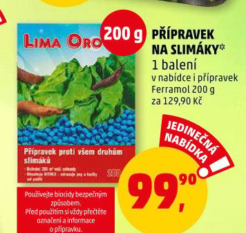 Přípravek proti slimákům Lima Oro