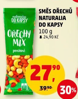 Směs pražených ořechů Naturalia
