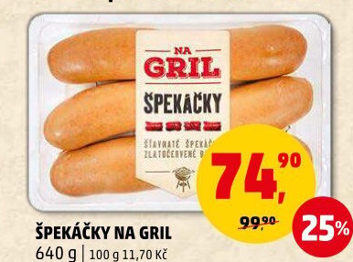 Špekáčky Na gril Penny