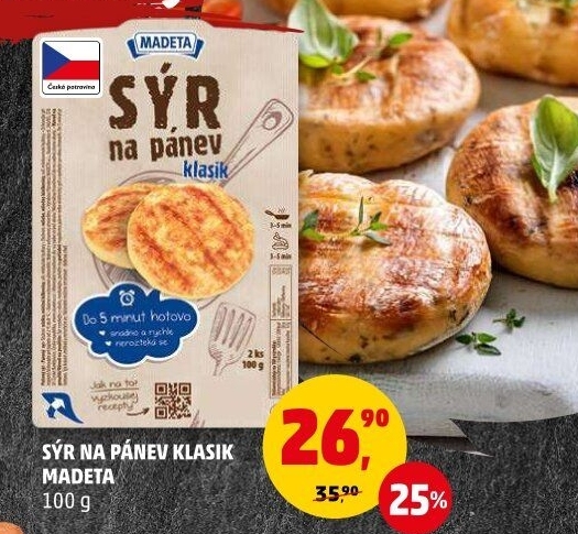 Sýr na pánev Madeta