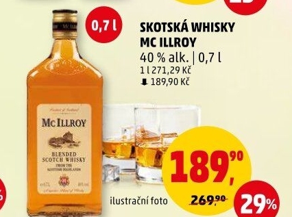 Whisky Mc Illroy Blended