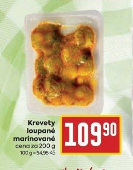Krevety loupané marinované
