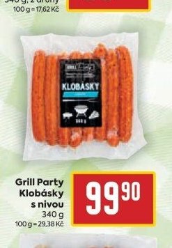 Grill Party Klobásky s nivou