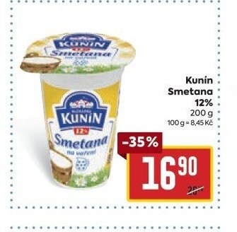 Kunín Smetana 12%