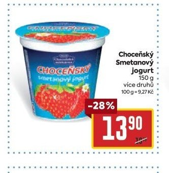 Choceňský smetanový jogurt