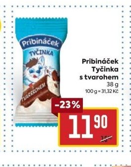 Pribináček Tyčinka s tvarohem