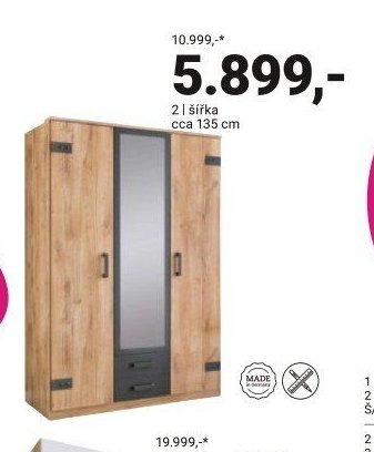 ŠATNÍKOVÁ SKŘÍŇ „CORK“ - Möbelix akcniletaky.com