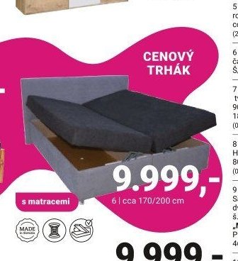 ČALOUNĚNÁ POSTEL „ANDREA“ - Möbelix akcniletaky.com