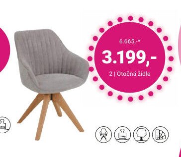 Otočná židle CHILL - Möbelix akcniletaky.com