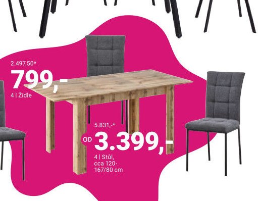 Jídelní stůl COMO - Möbelix akcniletaky.com