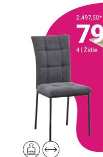 Židle FREDDY - Möbelix akcniletaky.com