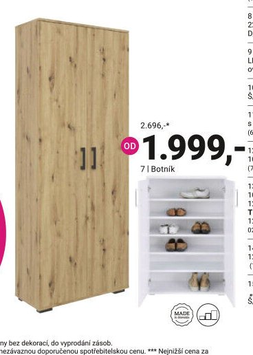 Botník - Möbelix akcniletaky.com
