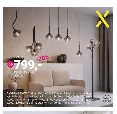 Závěsné svítidlo KIAN - Möbelix akcniletaky.com